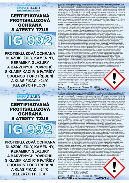 Protiskluzová ochrana dlaždic a kamene - IG 992