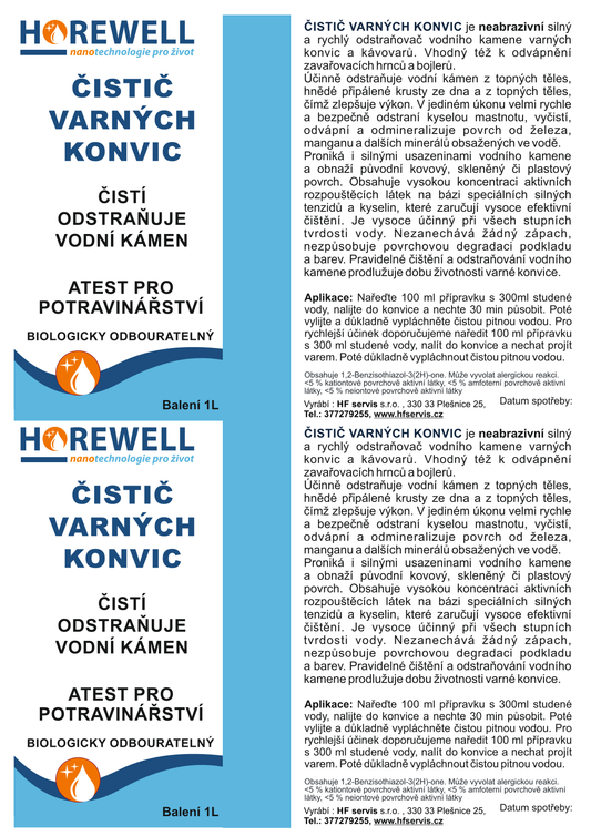 Horewell Čistič varných konvic