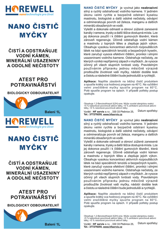 Horewell Nano čistič myčky