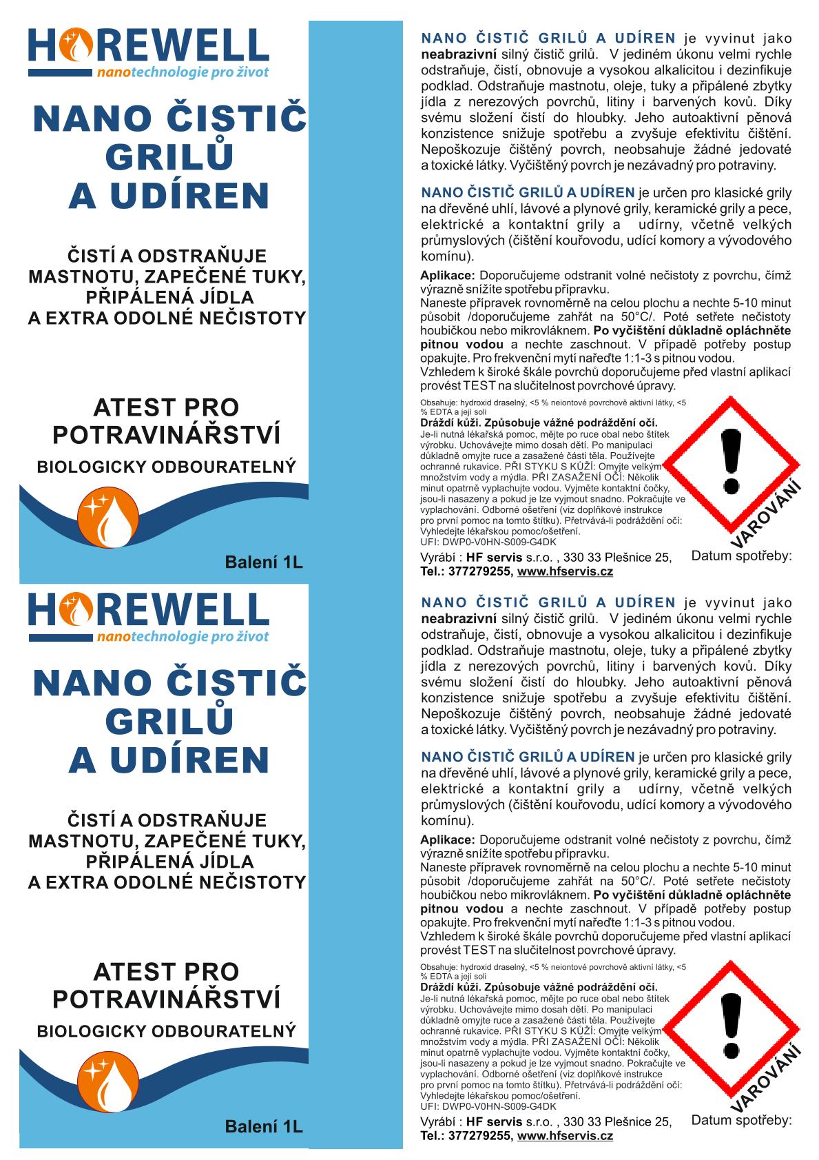 Horewell Nano čistič grilů a udíren