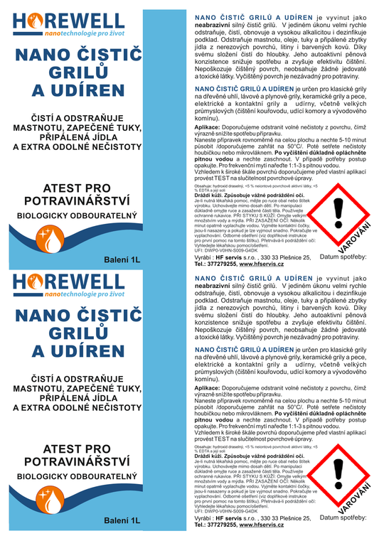 Horewell Nano čistič grilů a udíren