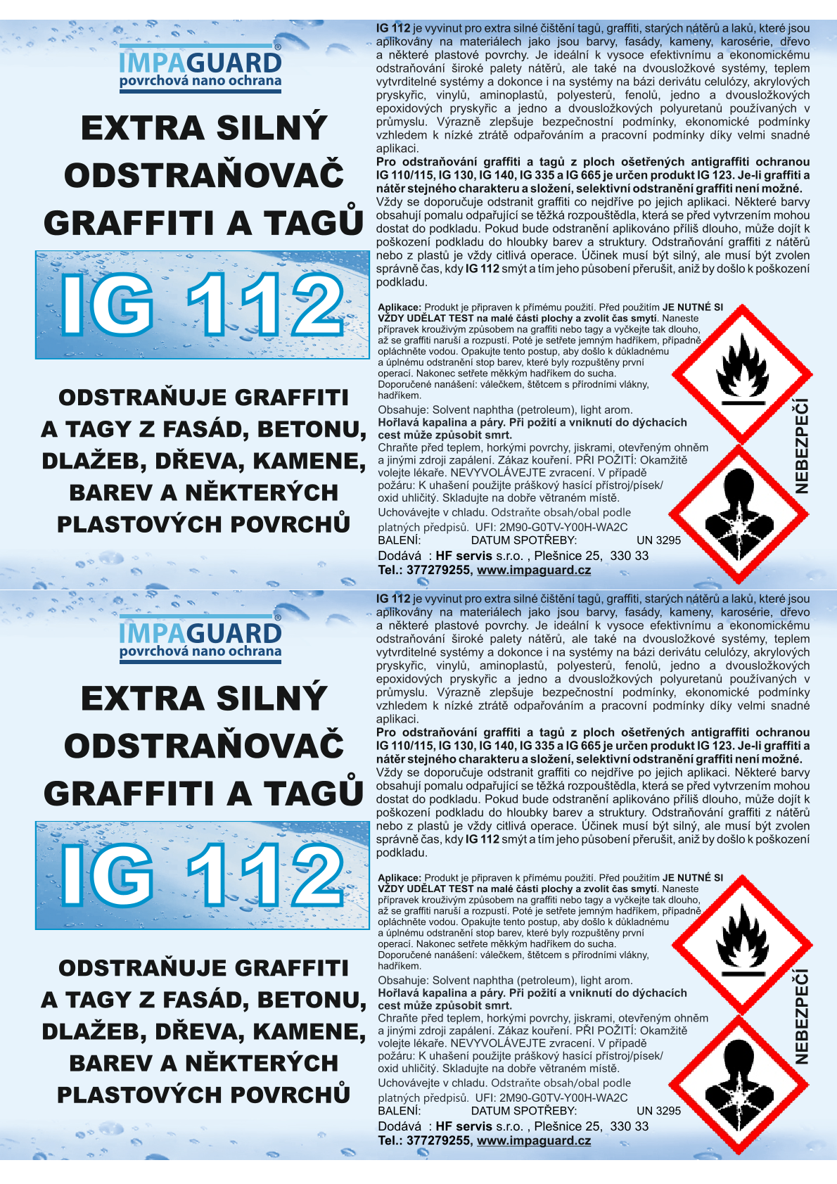 IG 112 - extra silné čištění tagů a graffiti