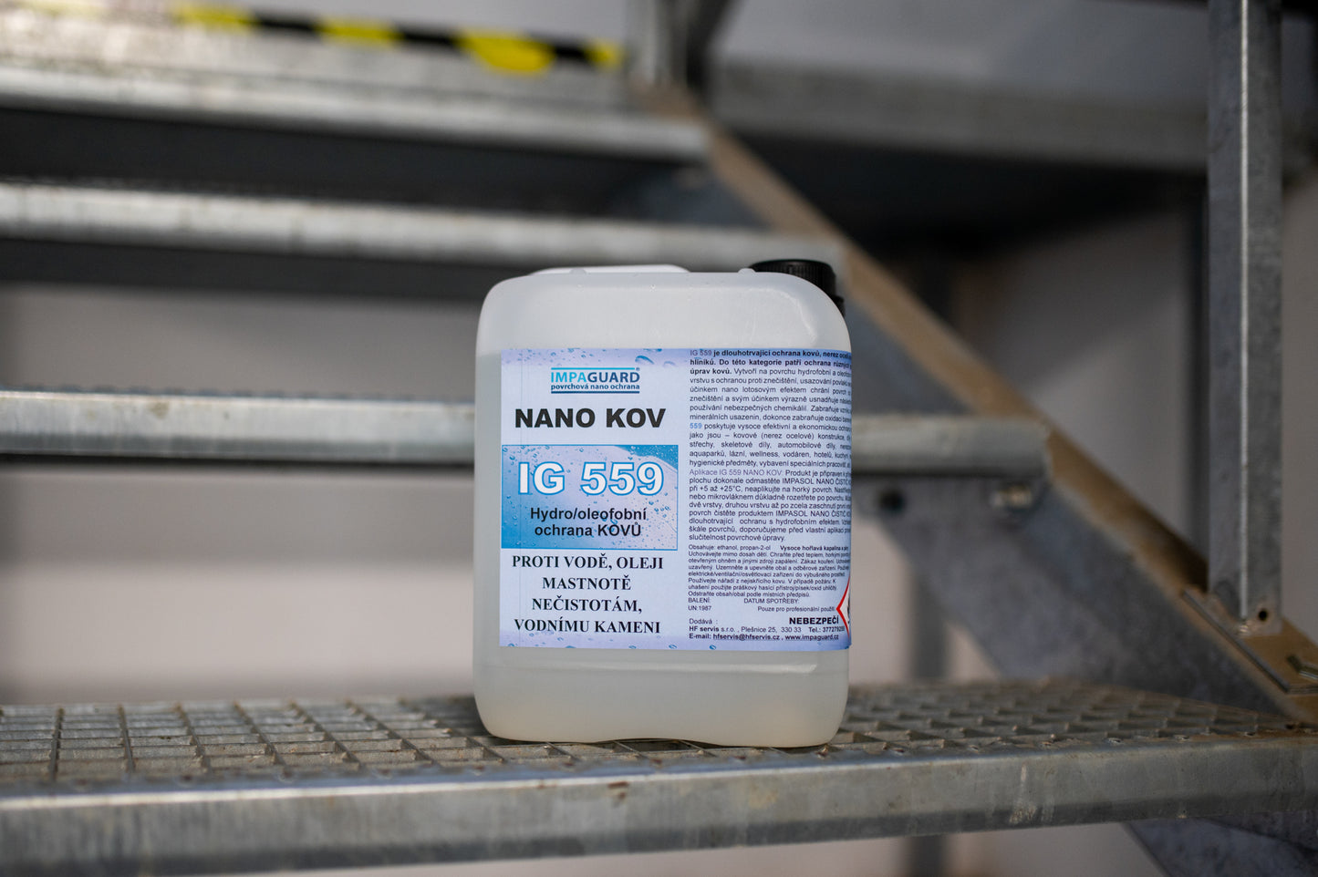 IG 559 - Perzistentní hydrofobní ochrana KOVŮ