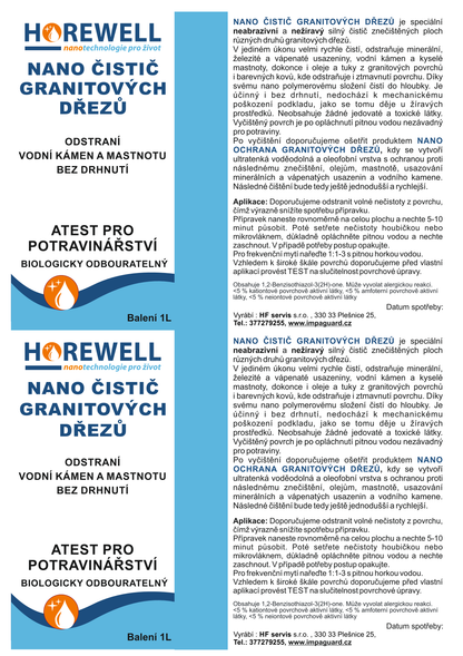 Horewell Nano čistič granitových dřezů